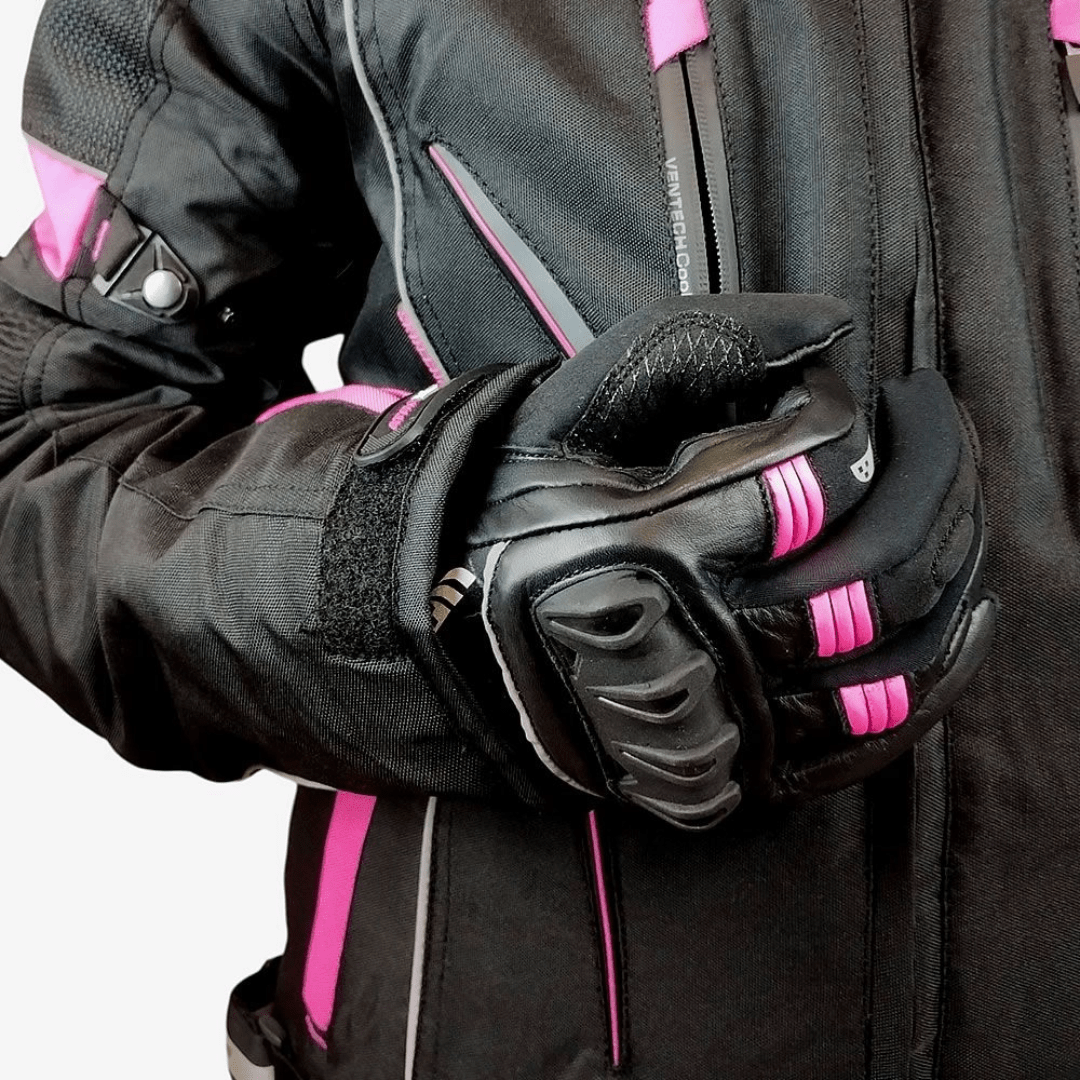 CHAQUETA ATROX AT2419 LADY BLACK PINK5