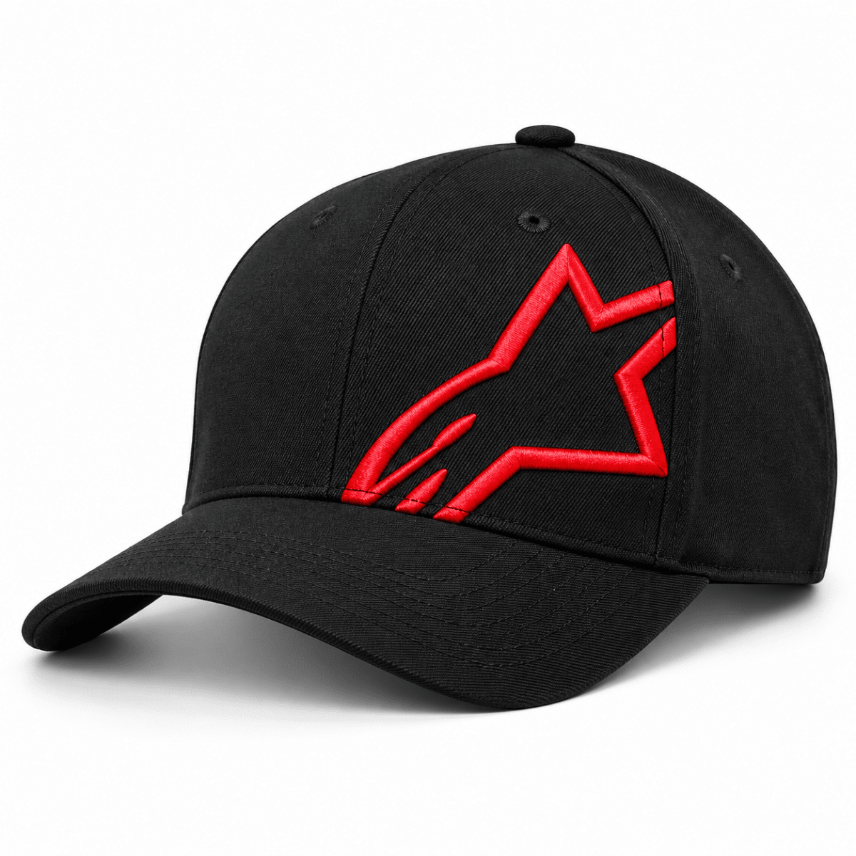 GORRO ALPINESTARS CORP SHIFT 2 CURVED BRIM BLACK RED1