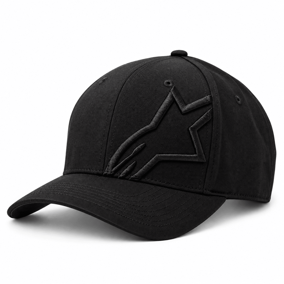GORRO ALPINESTARS CORP SHIFT 2 CURVED BRIM TOTAL BLACK1