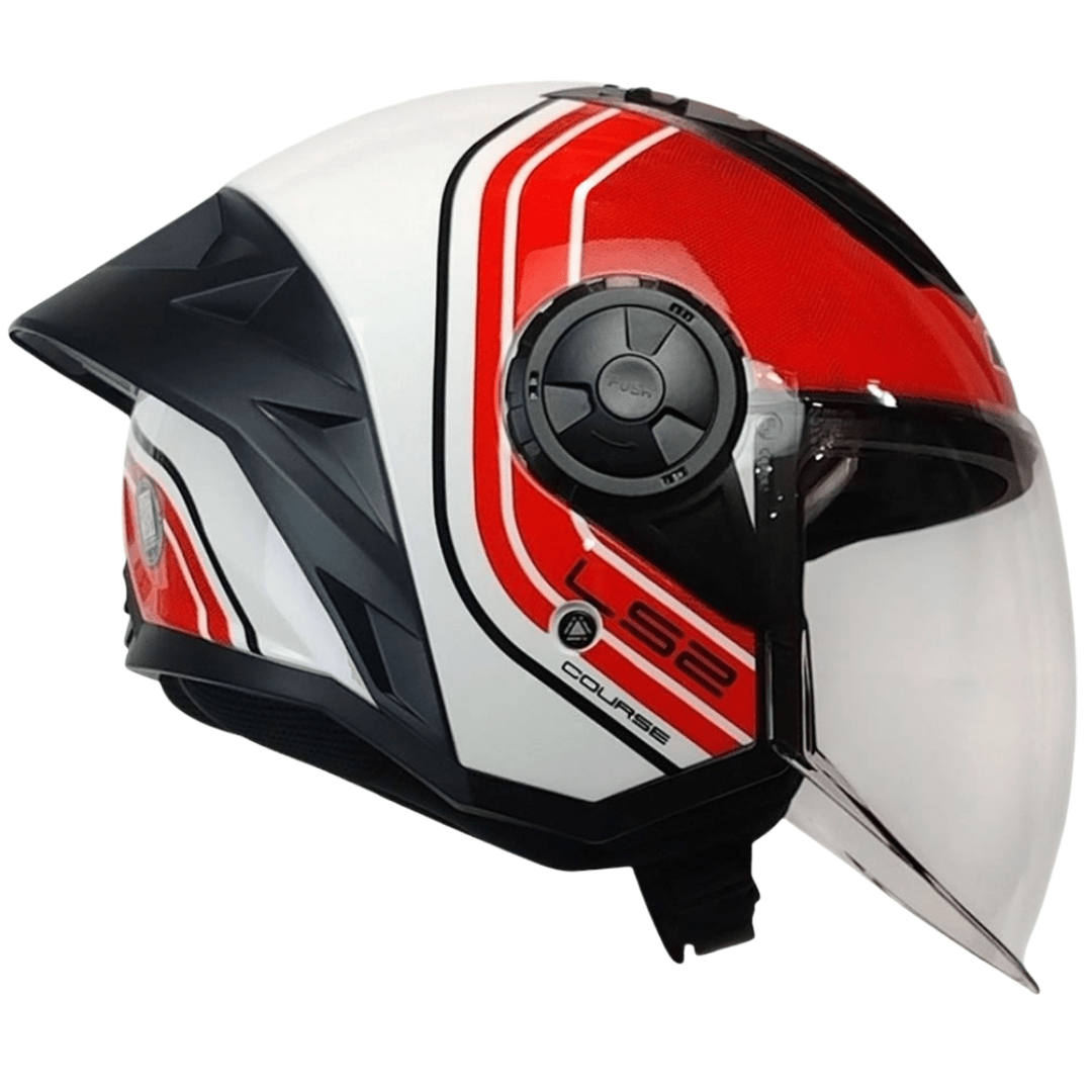 CASCO LS2 OF616 AIRFLOW II COURSE WHITE RED3