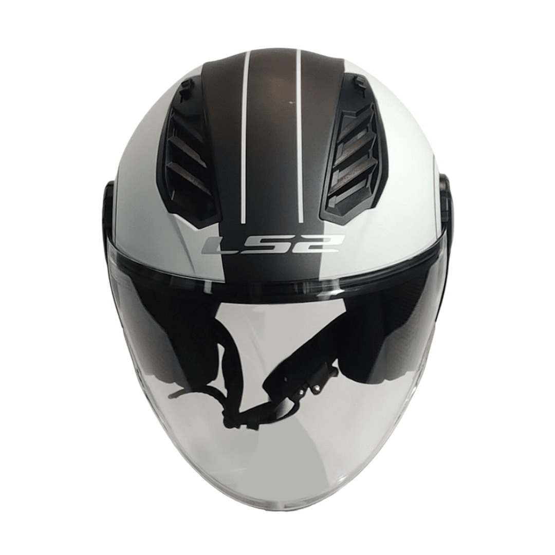 CASCO LS2 OF616 AIRFLOW II COVER WHITE RED5