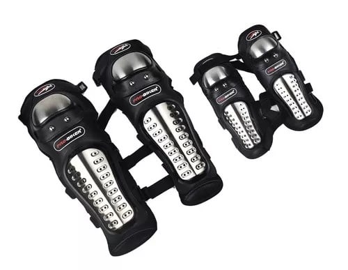 SET RODILLERAS CODERAS METALIZADAS PROBIKER5