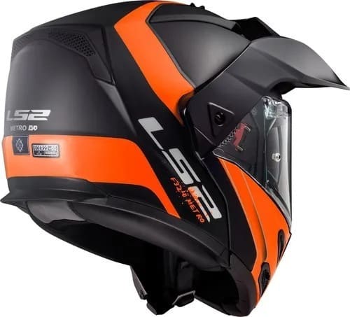 CASCO LS2 FF324 METRO EVO RAPID MATTE BLACK ORANGE4
