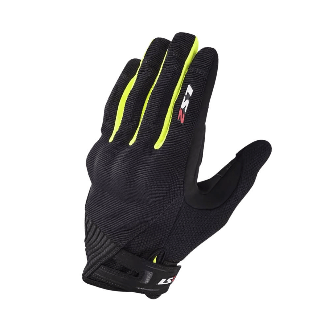 GUANTES LS2 DART II BLACK YELLOW MAN2