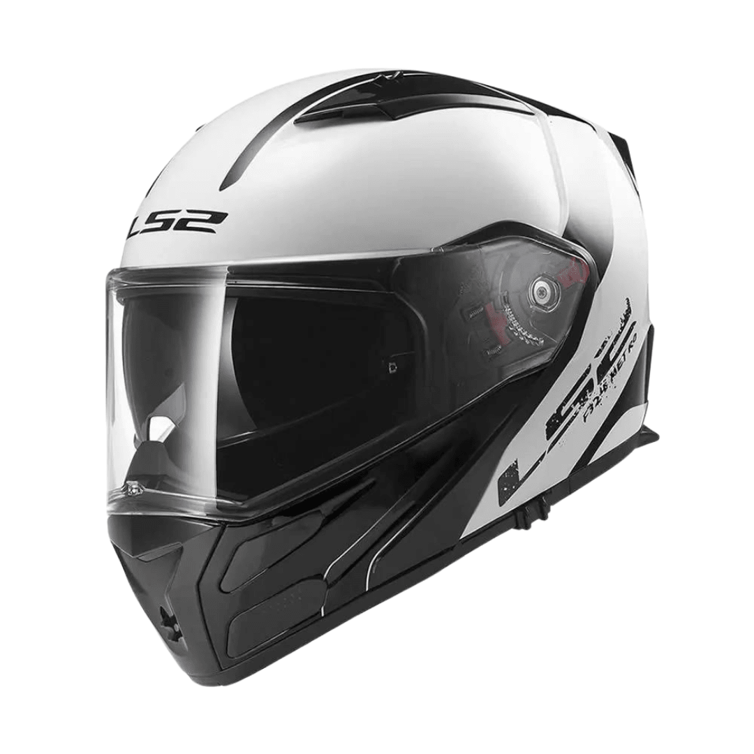 CASCO LS2 FF324 METRO EVO RAPID WHITE BLACK MATTE3