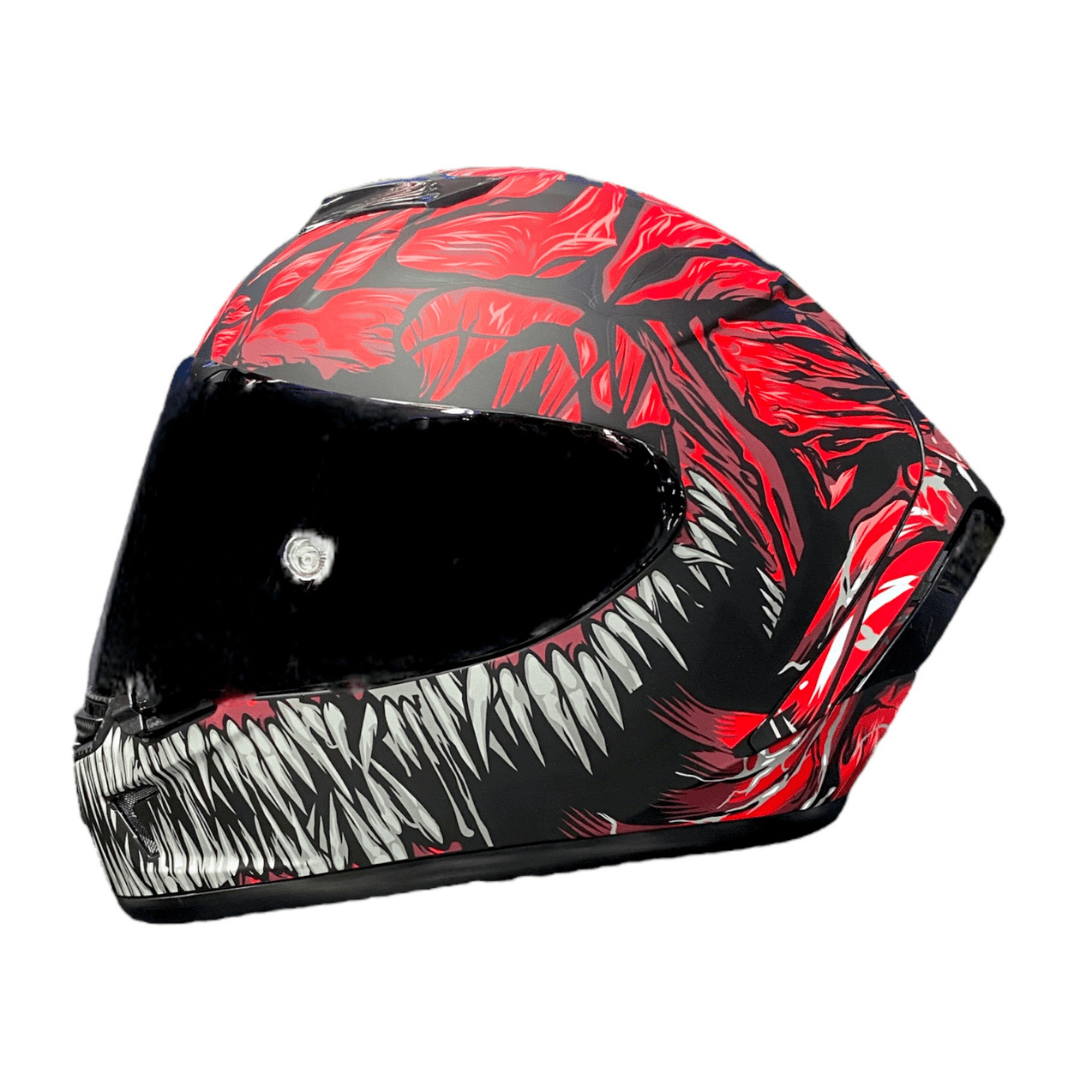 CASCO MAX VENOM RED RACER1