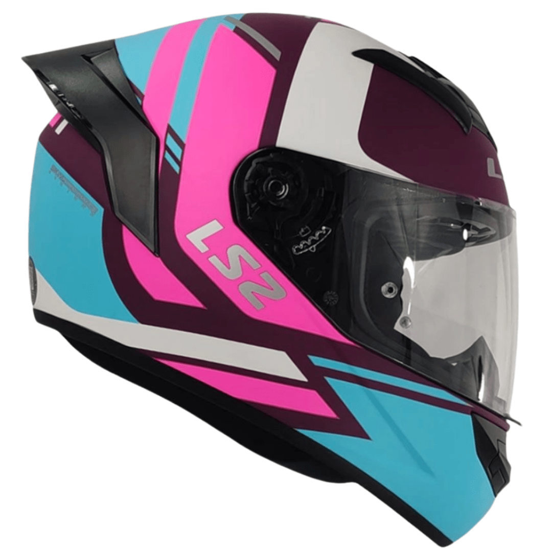 CASCO LS2 FF352 EVO DOWN PINK WHITE MATTE1