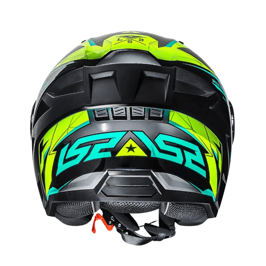 CASCO LS2 OF616 AIRFLOW II DRAZE YELLOW BLUE6