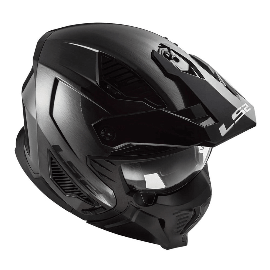 CASCO LS2 MODULAR OF606 DRIFTER JEANS TITANIUM GLOSS2