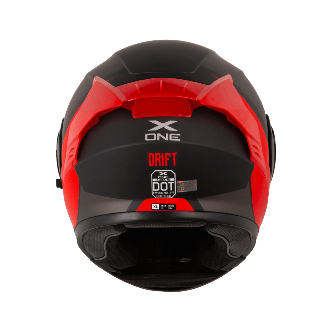 CASCO ABATIBLE XONE 3000RS DRIFT RED BLACK TYPE RED4