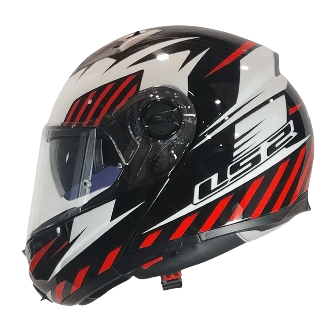 CASCO LS2 ABATIBLE FF370 EASY EXTENT WHITE RED3