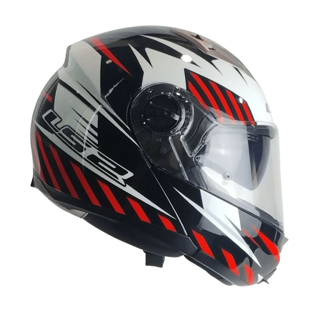 CASCO LS2 ABATIBLE FF370 EASY EXTENT WHITE RED4