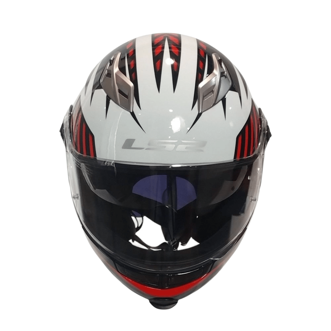 CASCO LS2 ABATIBLE FF370 EASY EXTENT WHITE RED5