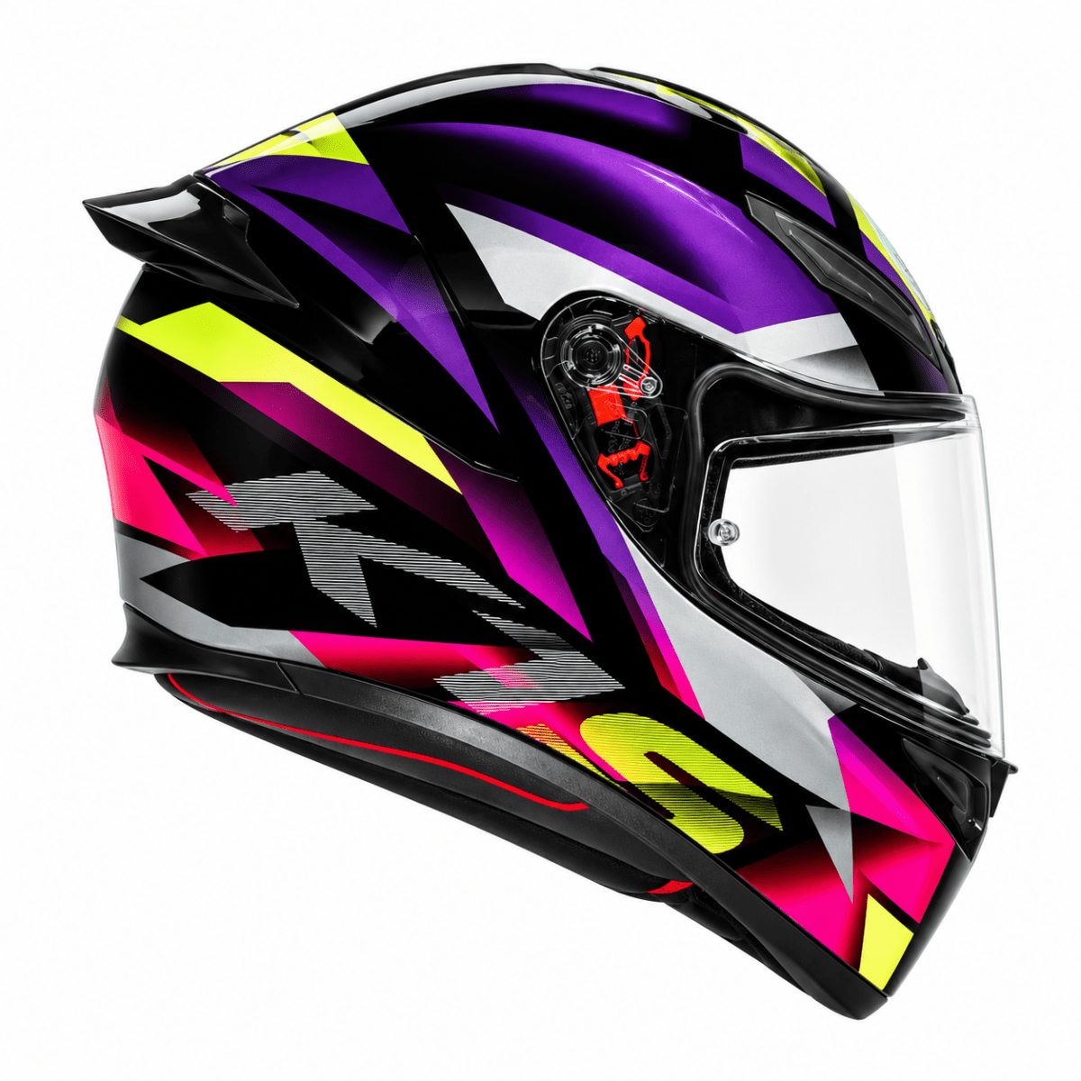 CASCO AGV K1 S FASTLAP BLACK PURPLE YELLOW3