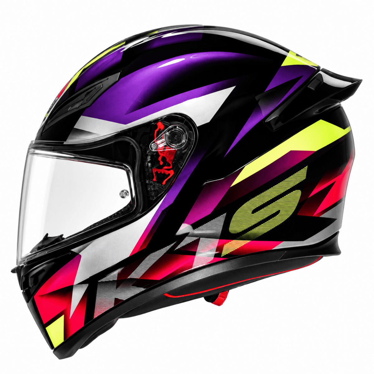 CASCO AGV K1 S FASTLAP BLACK PURPLE YELLOW4