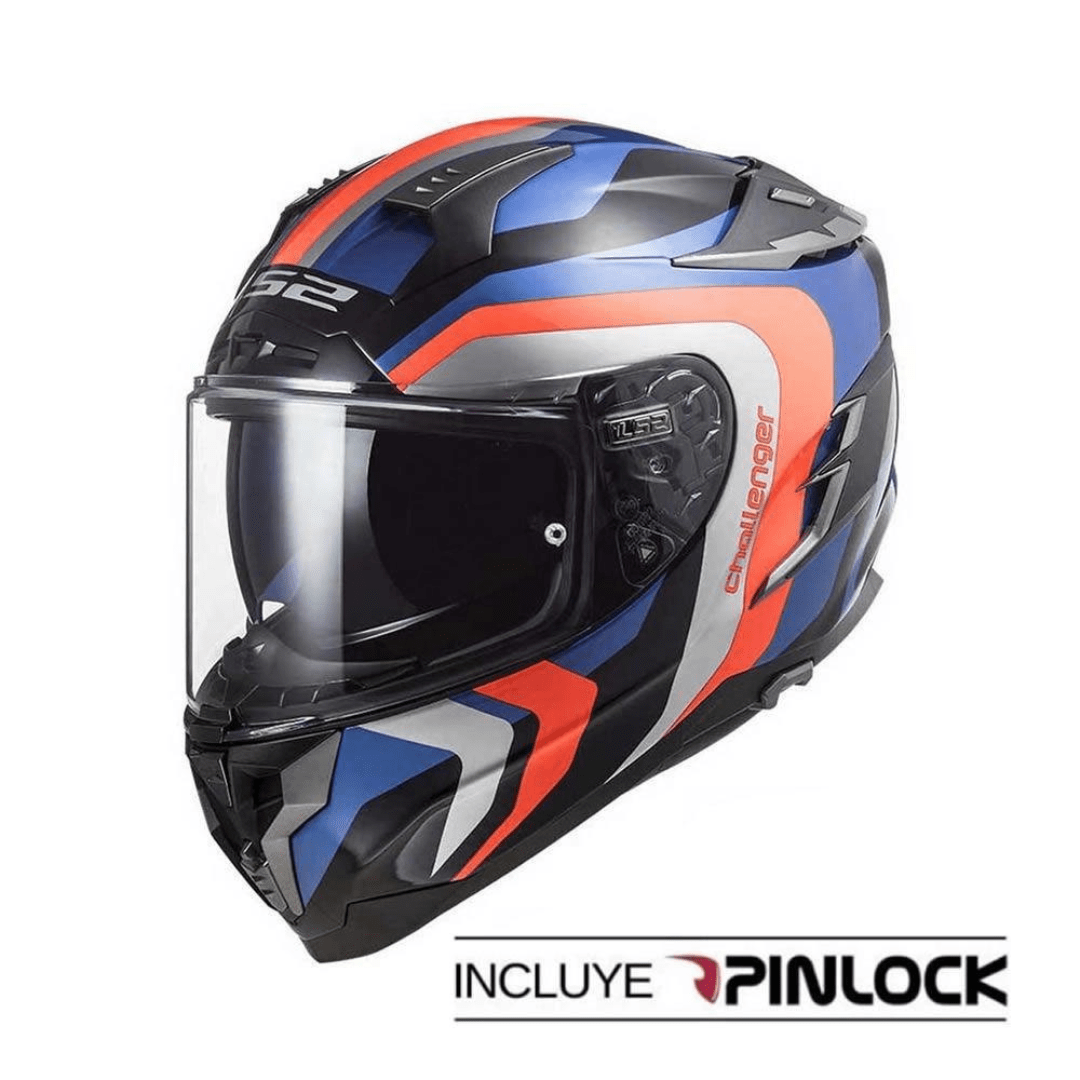 CASCO LS2 FF327 CHALLENGER GALACTIC BLUE ORANGE1