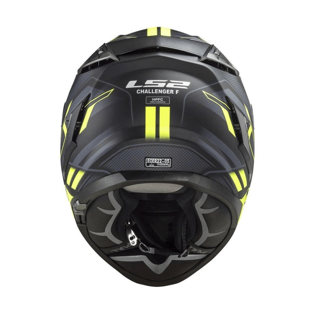 CASCO LS2 FF327 CHALLENGER SPIN YELLOW BLACK4