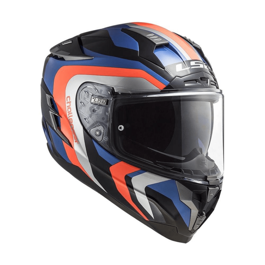 CASCO LS2 FF327 CHALLENGER GALACTIC BLUE ORANGE5