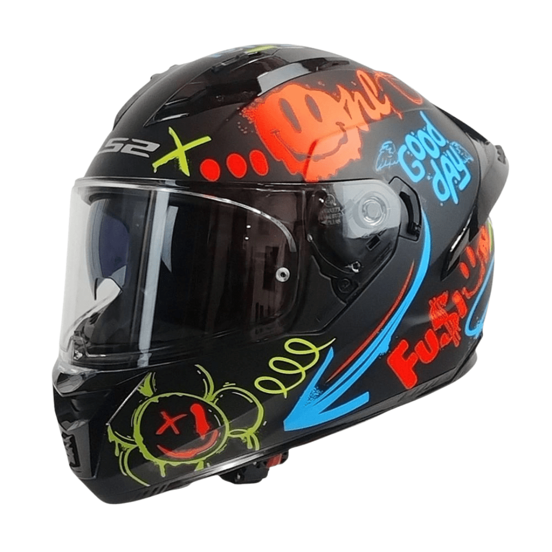 CASCO LS2 FF806 FUSION ONE BLACK COLORS MATTE1