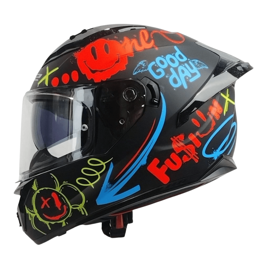 CASCO LS2 FF806 FUSION ONE BLACK COLORS MATTE2