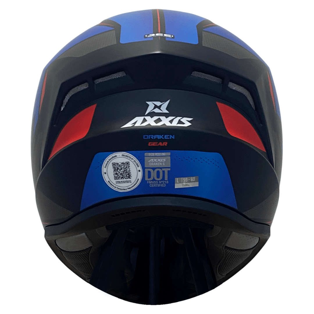 CASCO AXXIS DRAKEN S GEAR E7 BLUE MATTE6