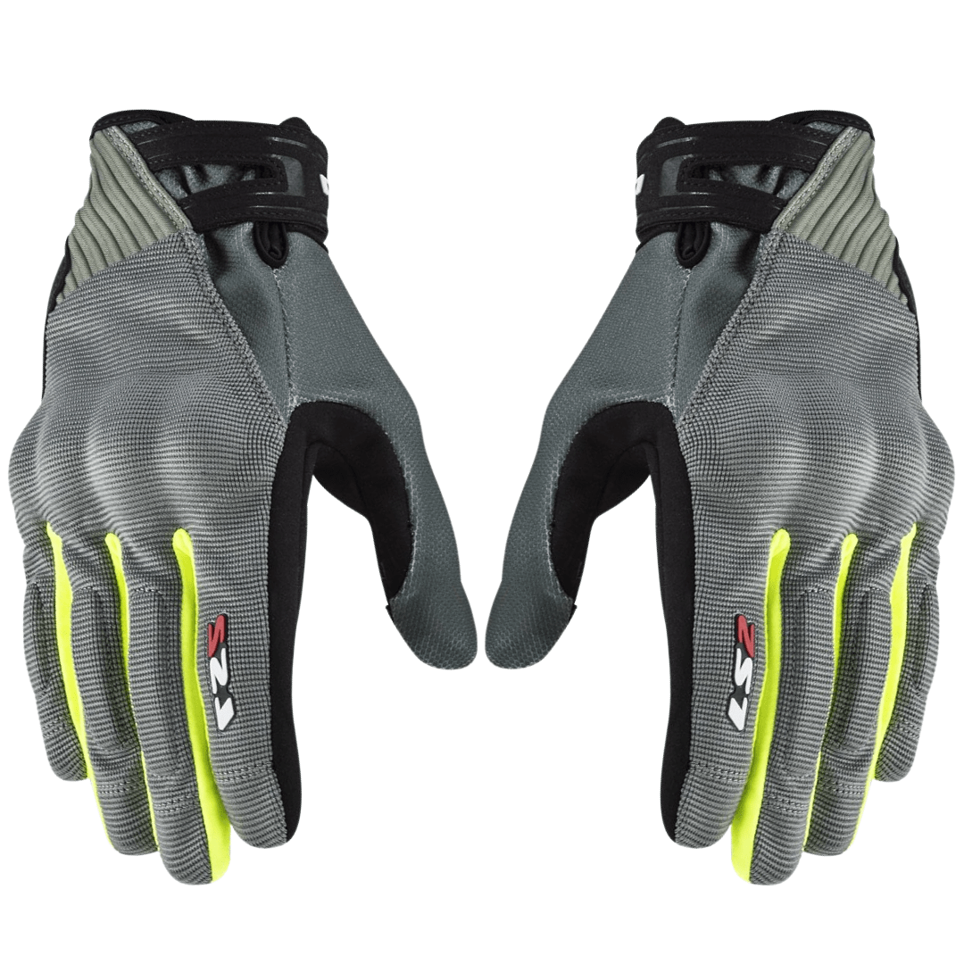 GUANTES LS2 DART II GRAY YELLOW1
