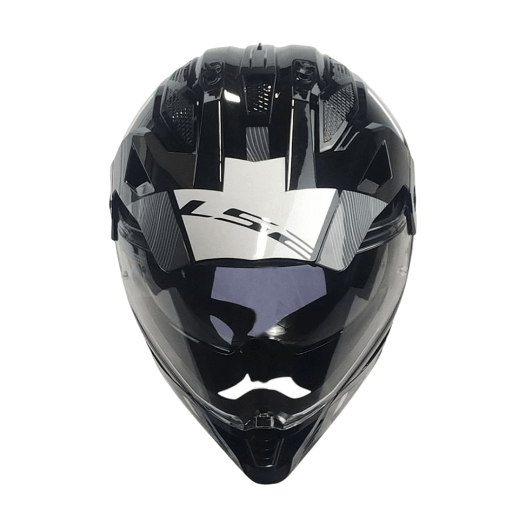 CASCO LS2 MULTIPROPOSITO MX702 PIONEER II HILL BLACK WHITE4
