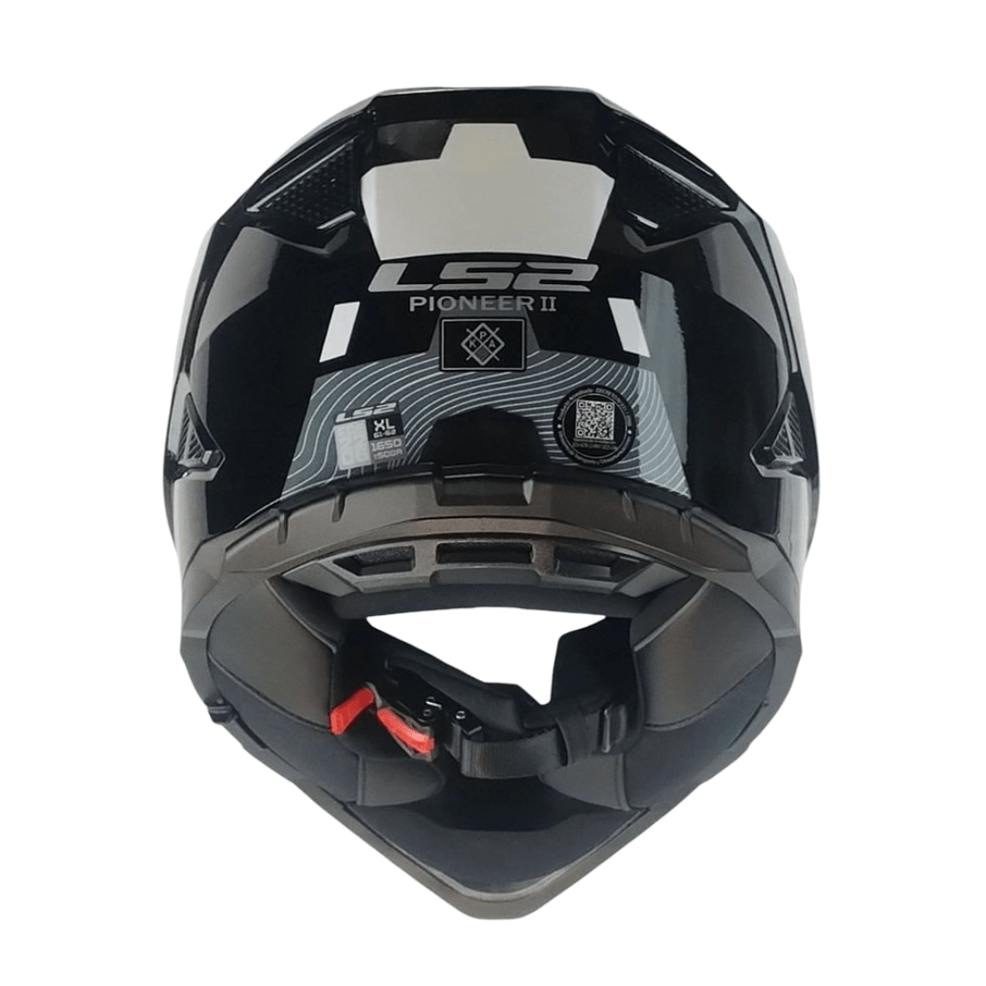 CASCO LS2 MULTIPROPOSITO MX702 PIONEER II HILL BLACK WHITE6