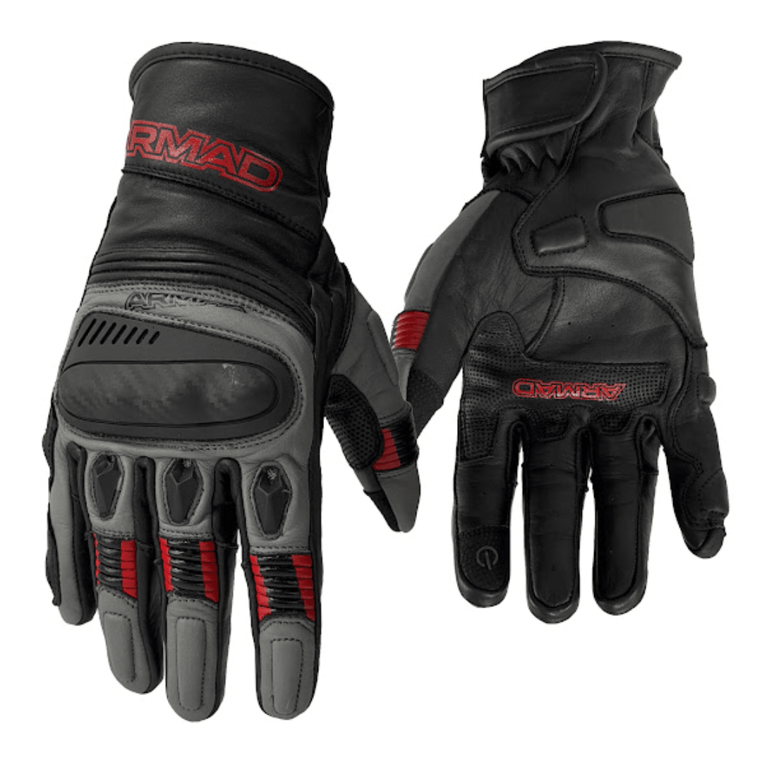 GUANTES ARMAD HIVER GRAY RED1