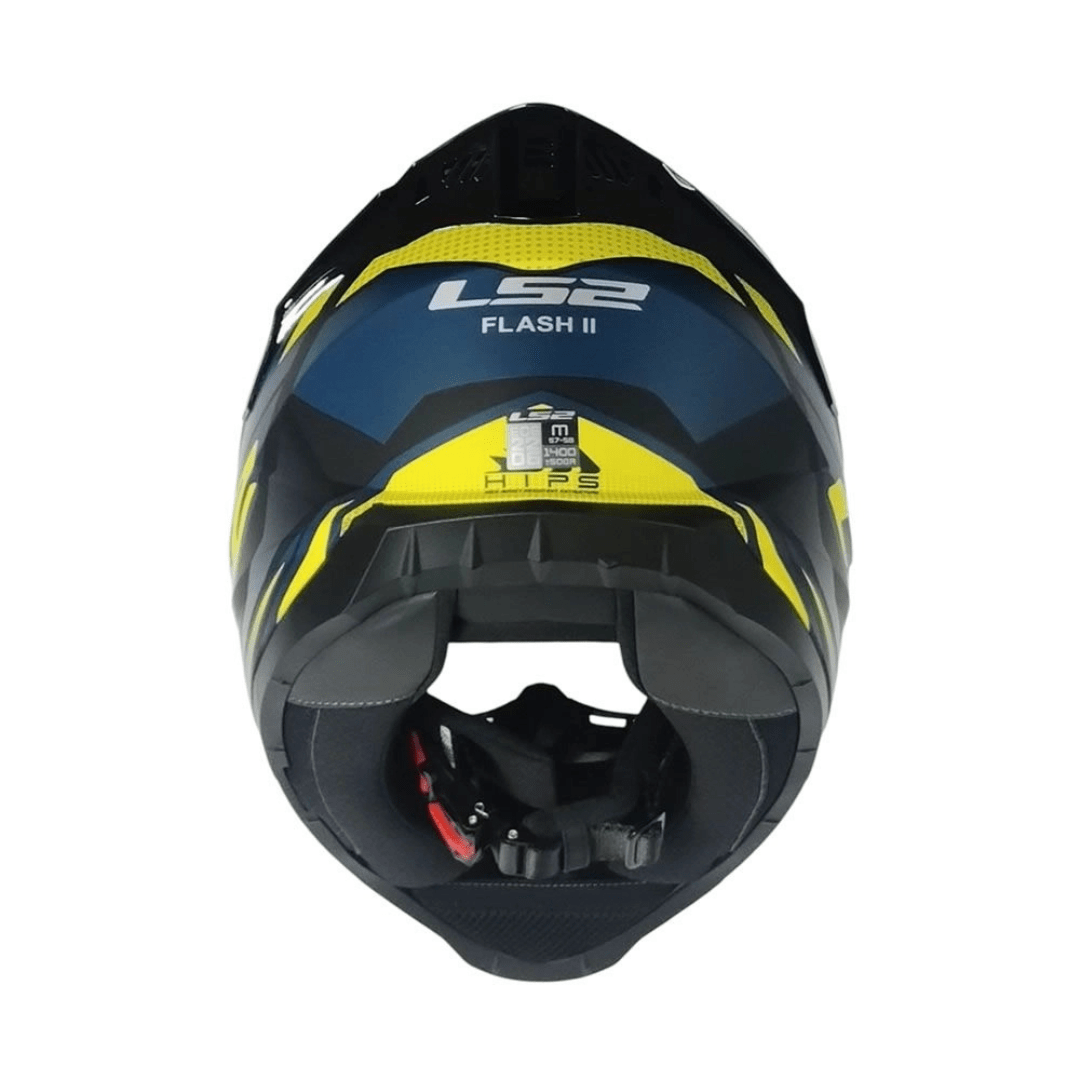 CASCO LS2 FF802 FLASH II IMPACT BLUE YELLOW6