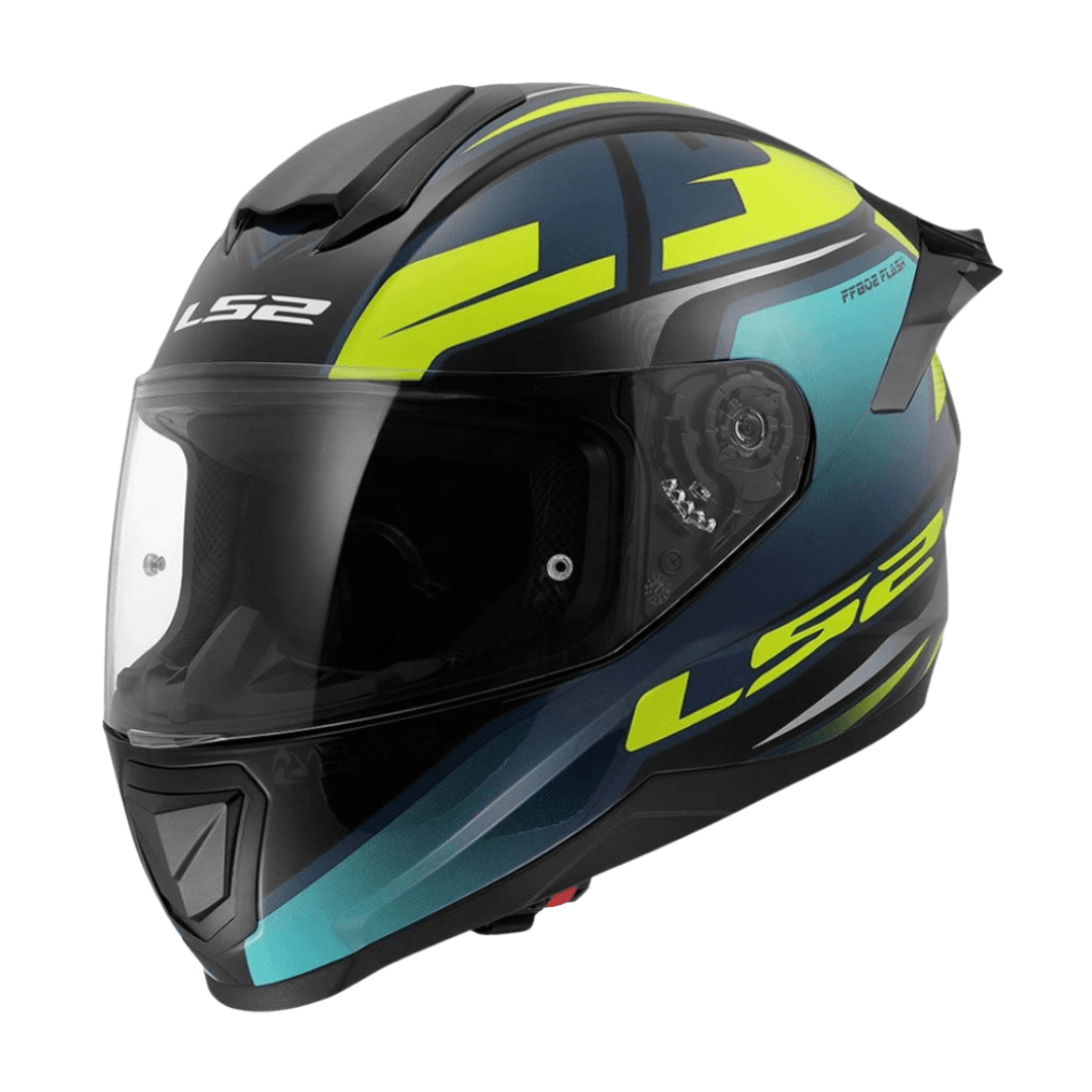 CASCO LS2 FF802 FLASH II IMPACT BLUE YELLOW1