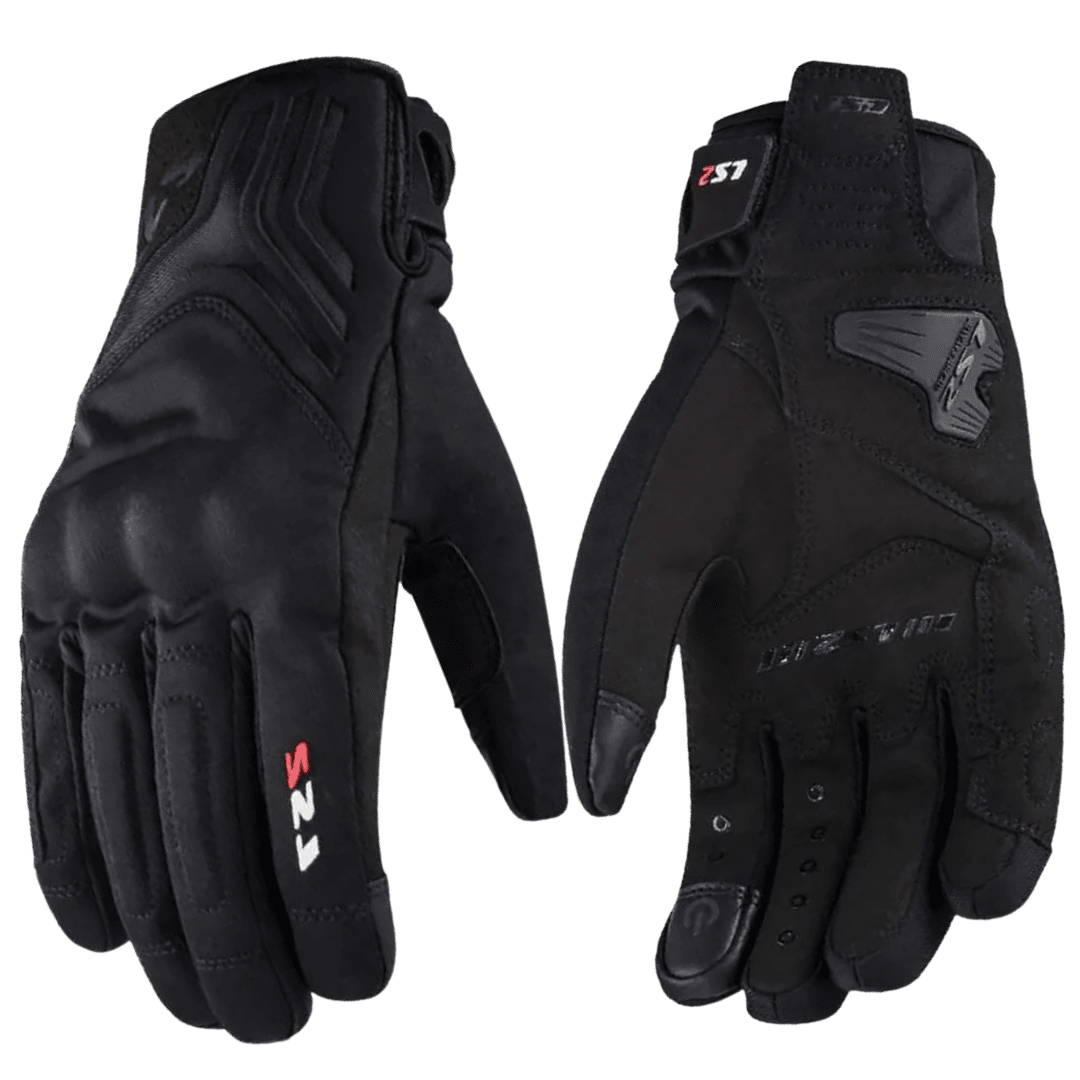 GUANTES LS2 JET II BLACK MAN1