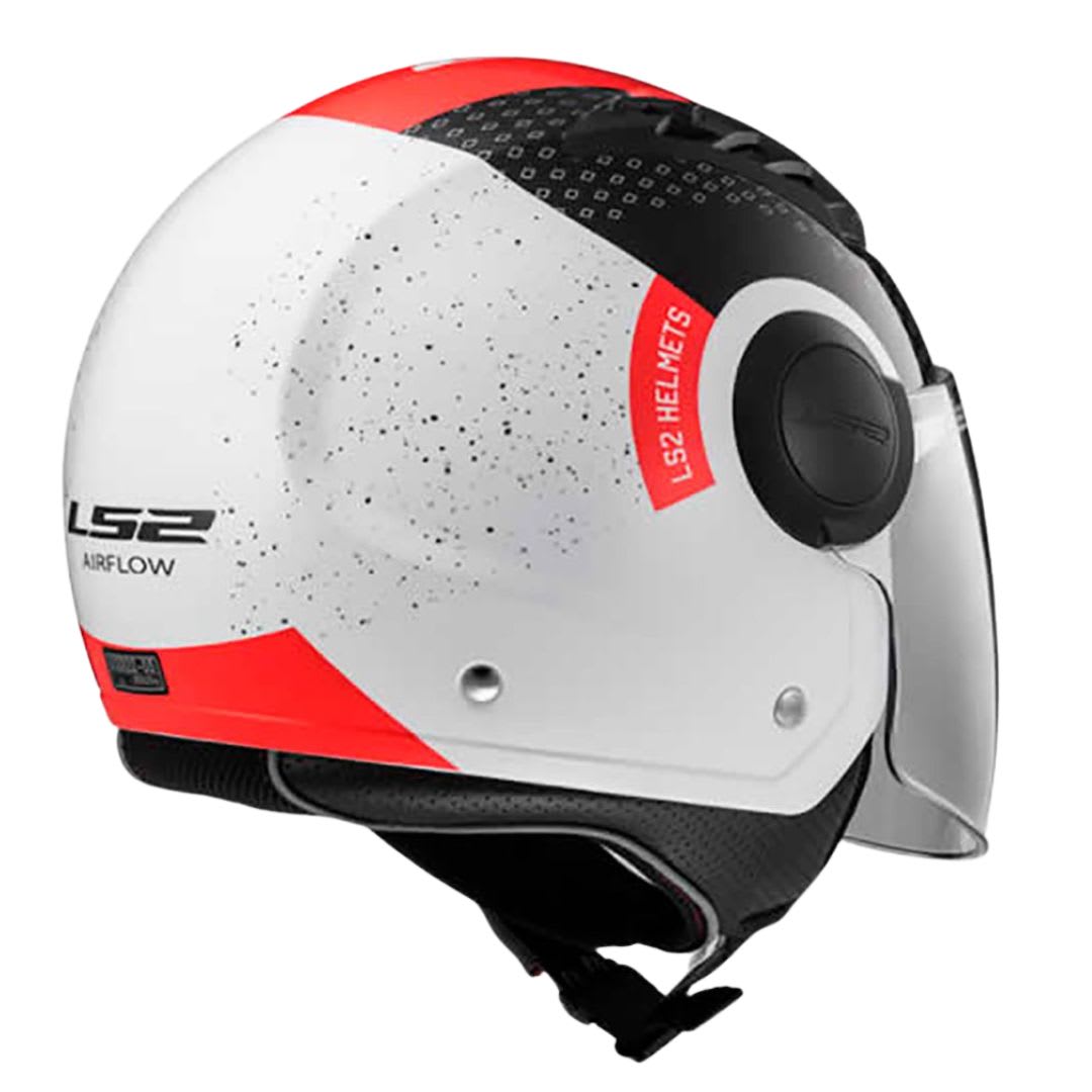 CASCO LS2 OF562 AIR FLOW CONDOR WHITE ORANGE2