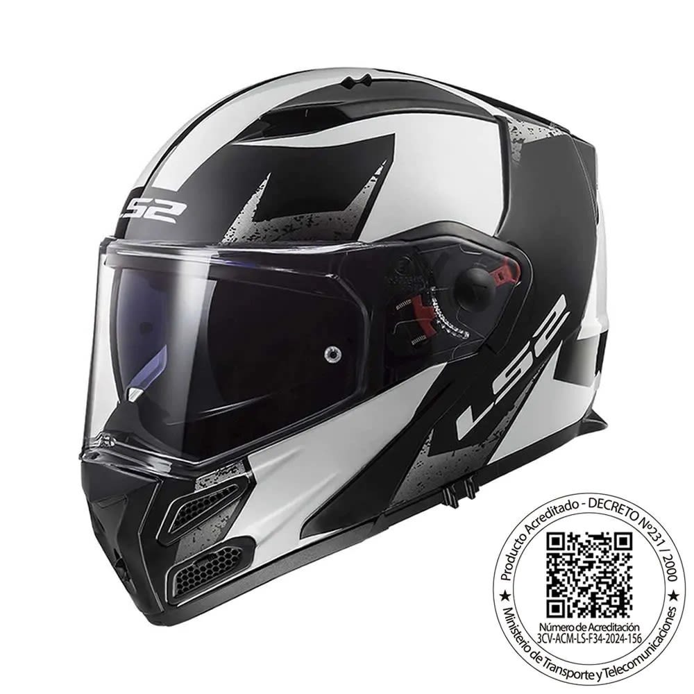 CASCO LS2 FF324 METRO EVO WHITE LIGHT3