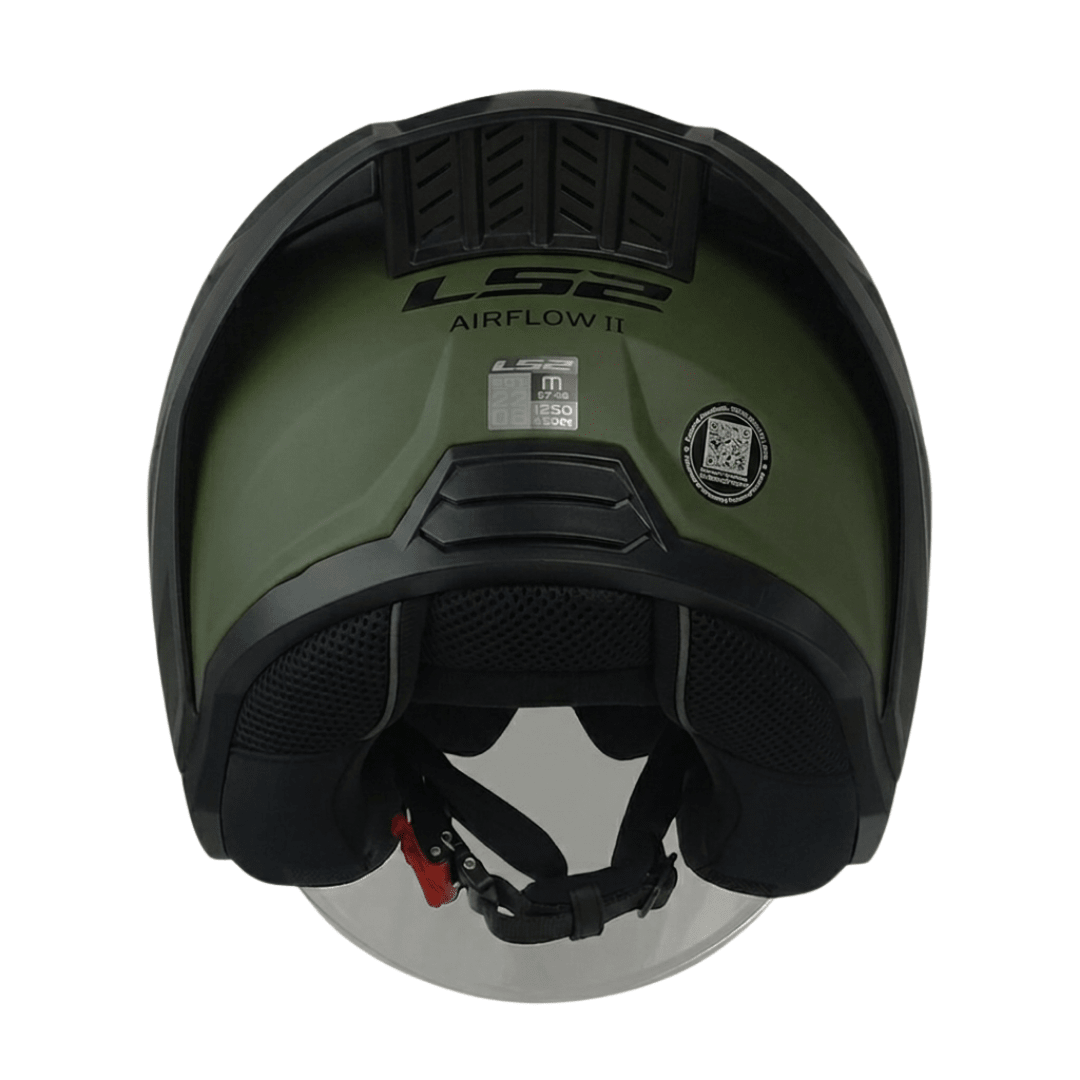CASCO LS2 OF616 AIRFLOW II GREEN MILITARY6