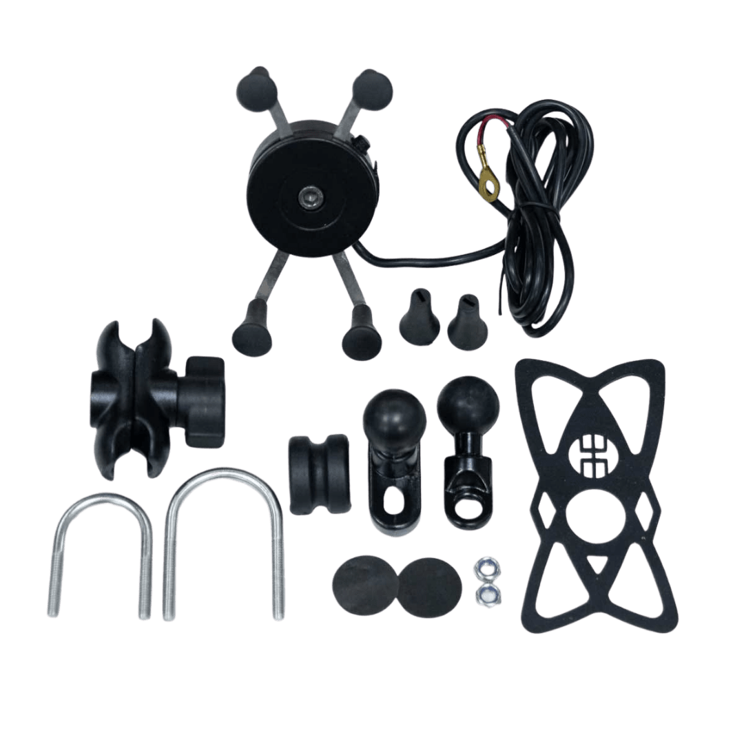 SOPORTE PARA CELULAR MOXI USB MANUBRIO / ESPEJO3