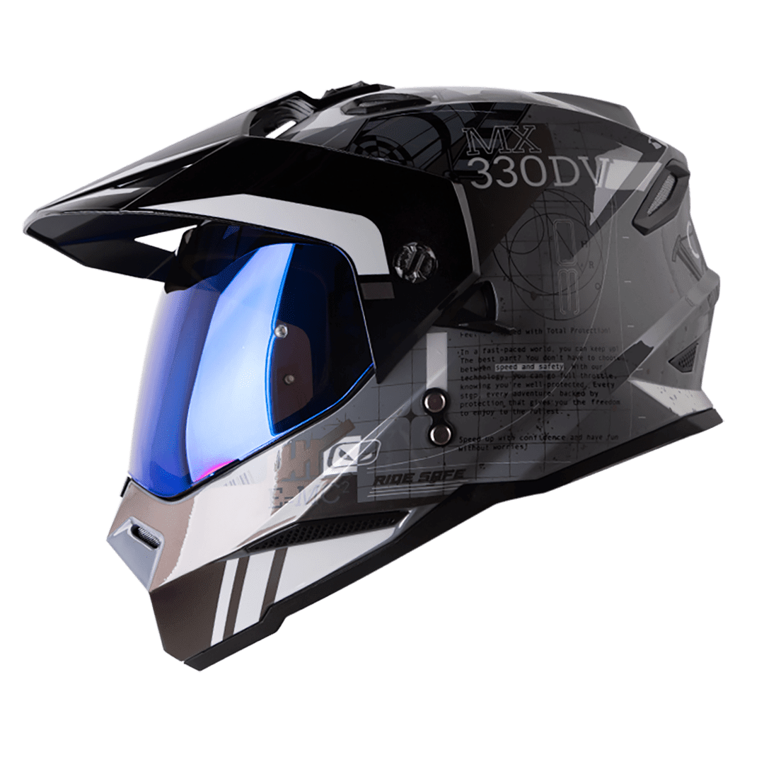 CASCO MULTIPROPOSITO HRO MX-330 SPACE RACE GRAY1