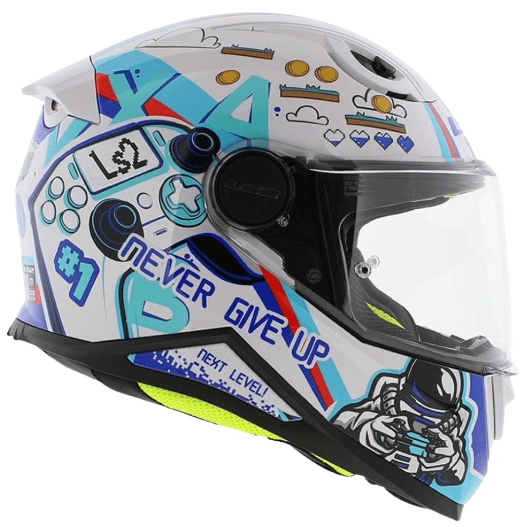 CASCO LS2 FF812 KIDS NEXT LEVEL WHITE2