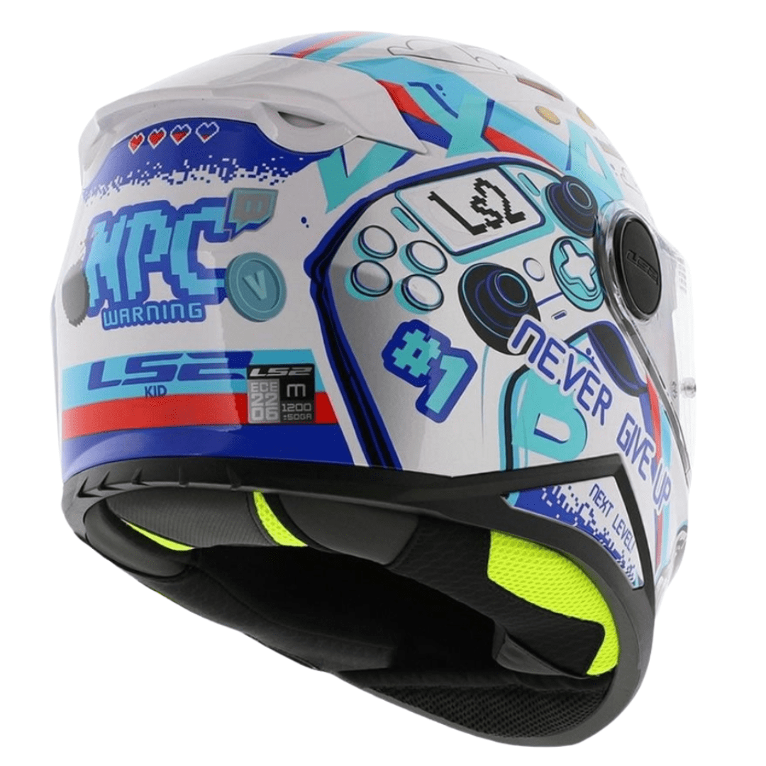CASCO LS2 FF812 KIDS NEXT LEVEL WHITE4