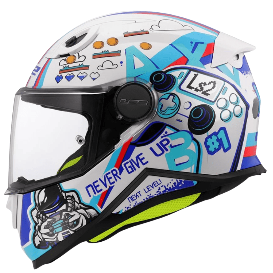 CASCO LS2 FF812 KIDS NEXT LEVEL WHITE3