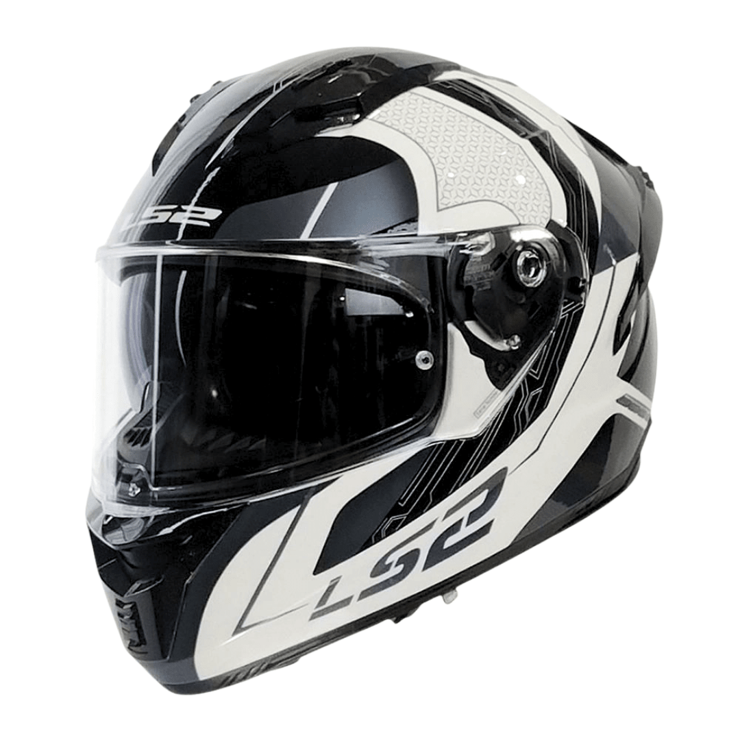 CASCO LS2 FF806 FUSION NEXUS WHITE GRAY1