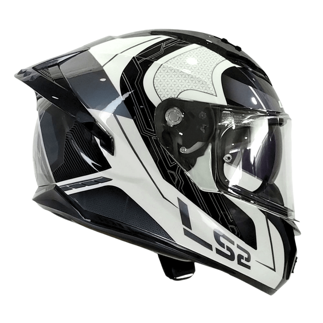 CASCO LS2 FF806 FUSION NEXUS WHITE GRAY4