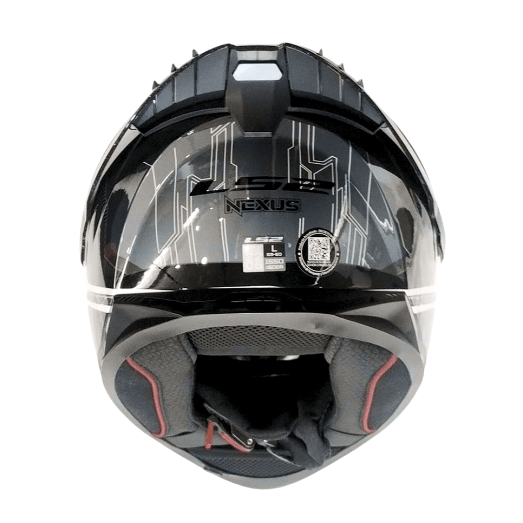 CASCO LS2 FF806 FUSION NEXUS WHITE GRAY6