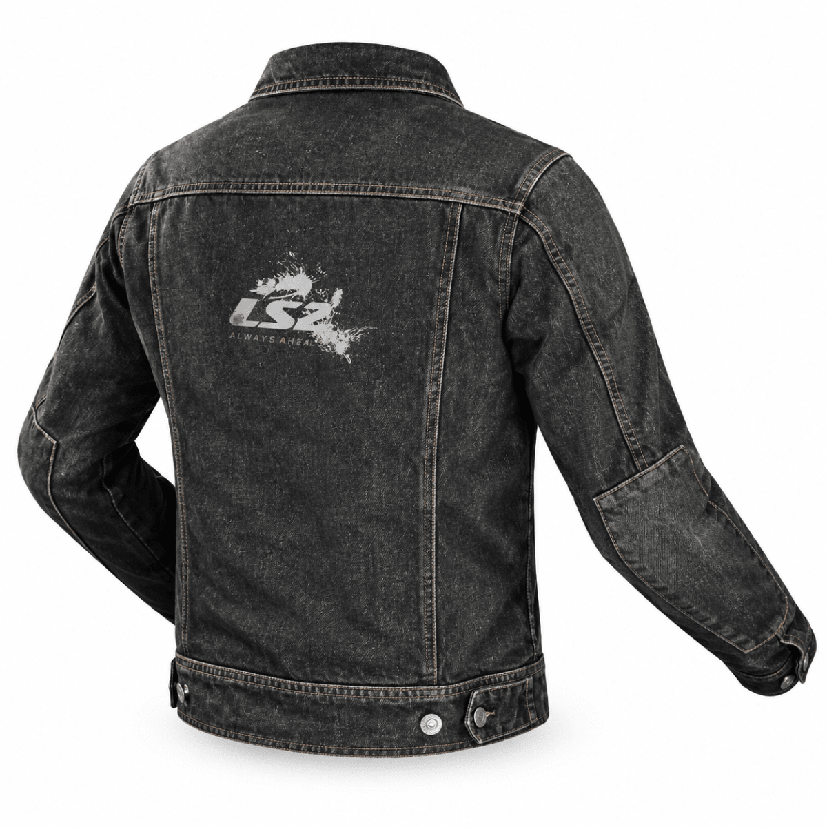 CHAQUETA LS2 OAKY JEANS BLACK MEN1