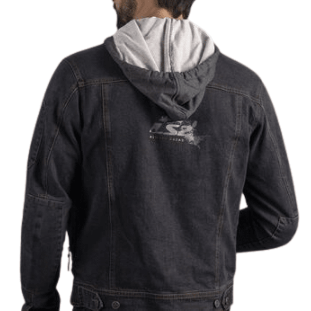 CHAQUETA LS2 OAKY JEANS BLACK MEN3