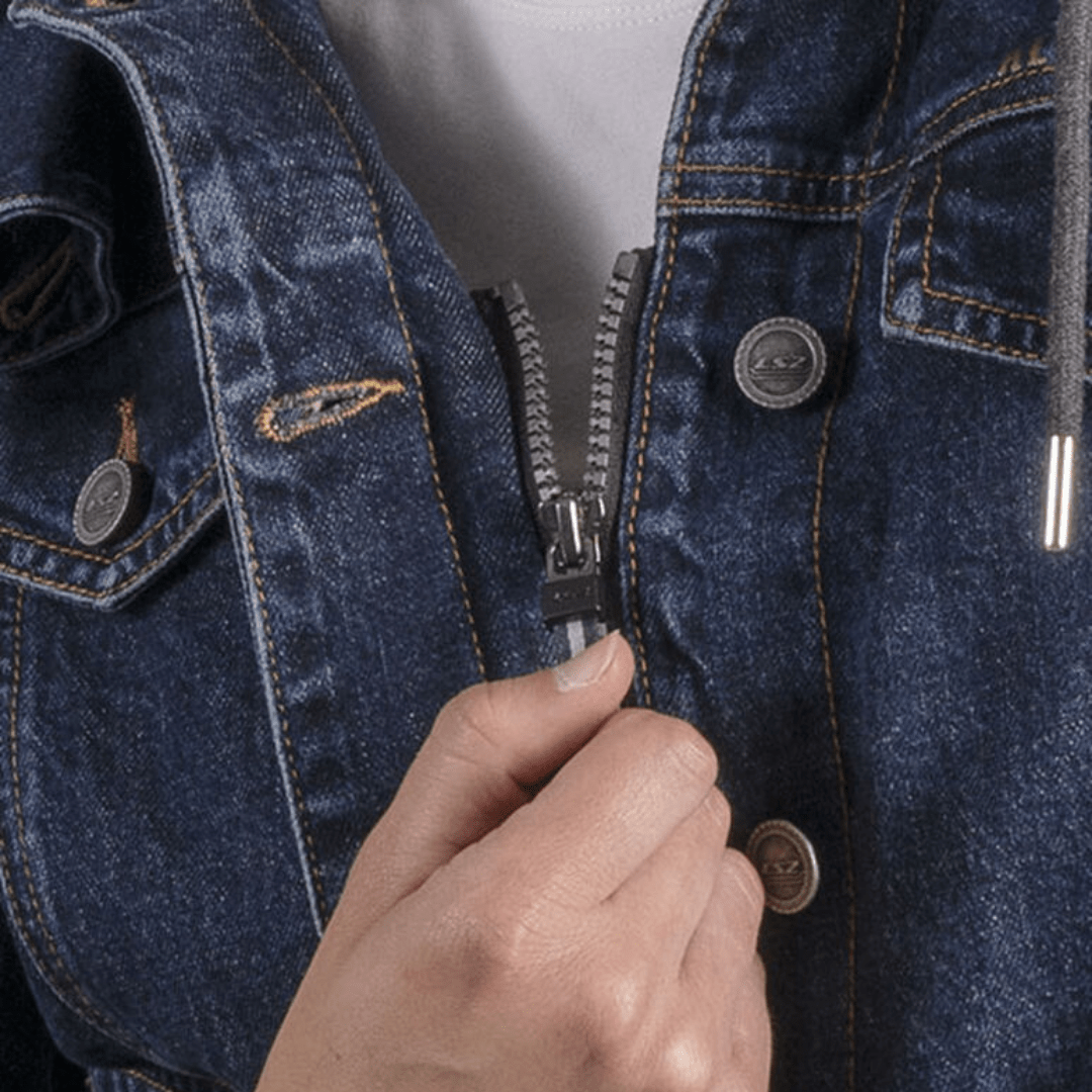 CHAQUETA LS2 OAKY JEANS BLUE LADY4