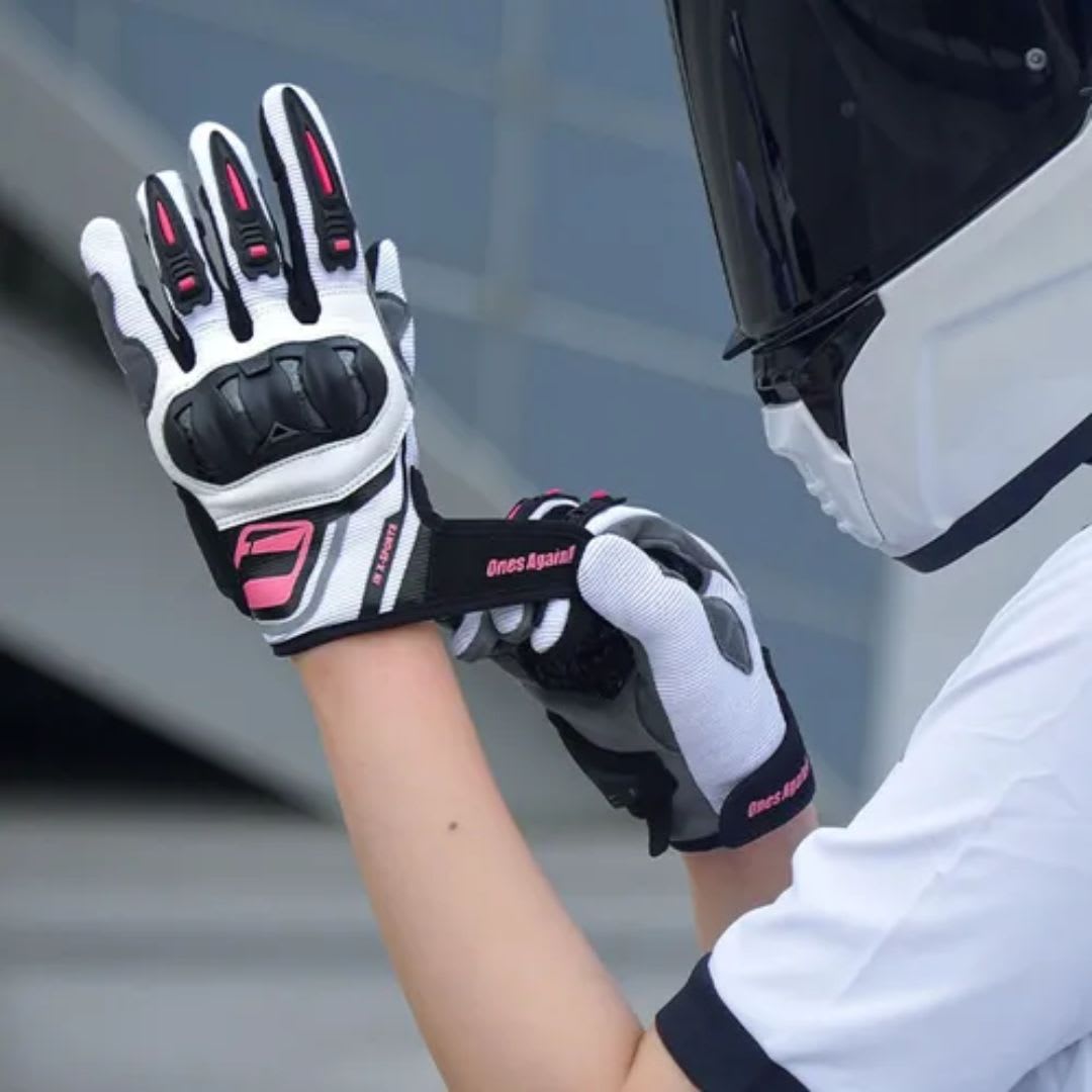 GUANTES ONES AGAIN LADY MG28 VERANO WHITE PINK5