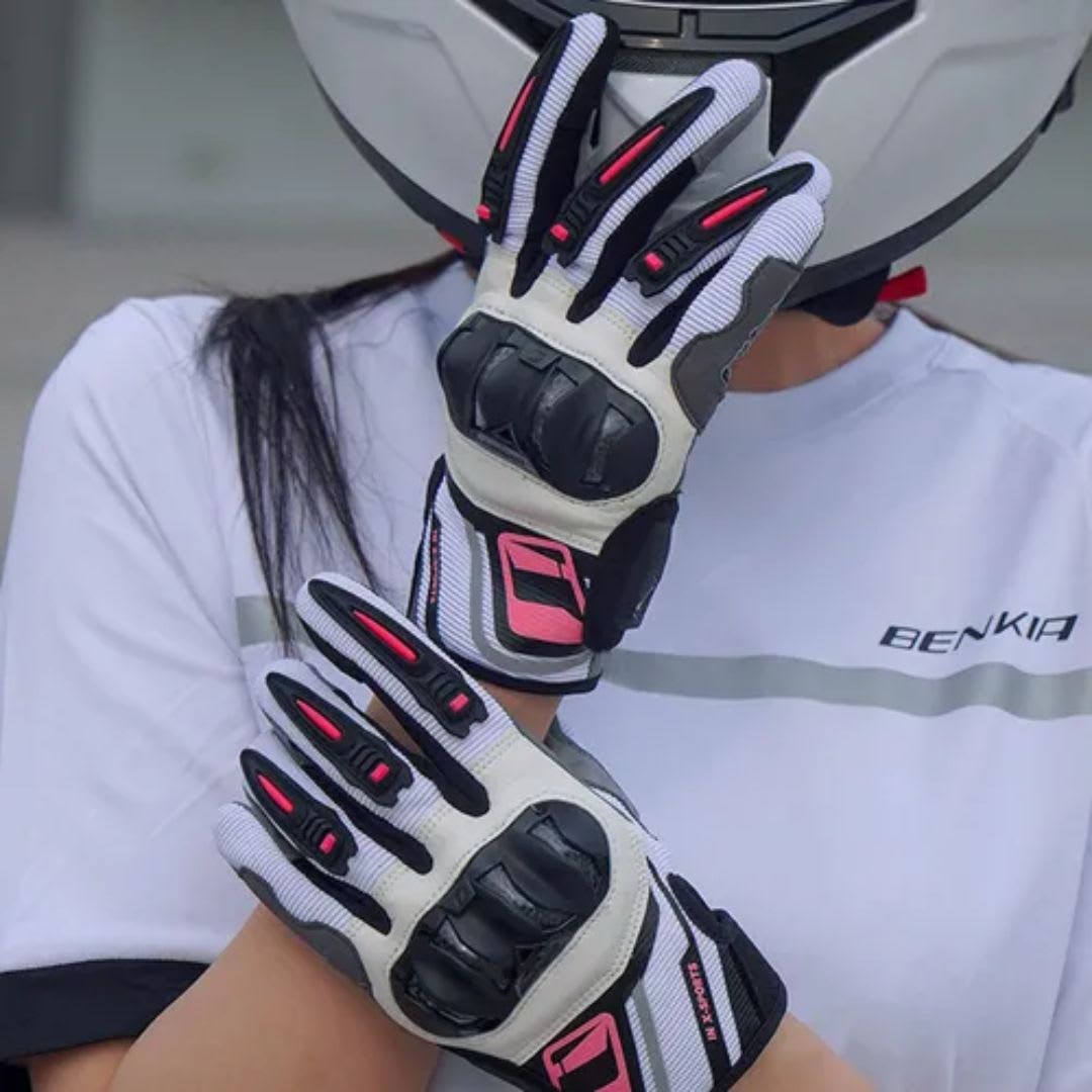 GUANTES ONES AGAIN LADY MG28 VERANO WHITE PINK4