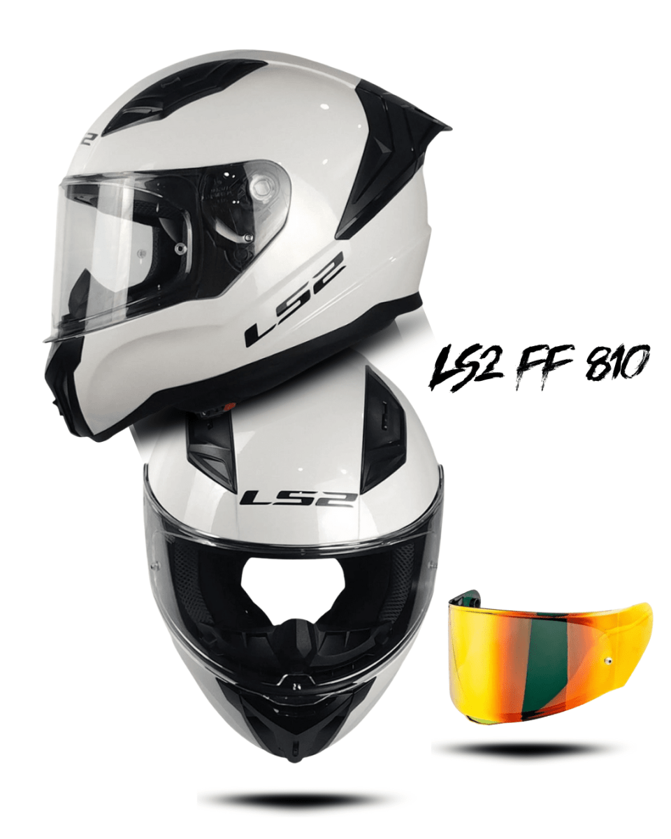 PACK DE PROMOCIÓN LS2 FF810 VIGO WHITE + MICA POLARIZADA RED1