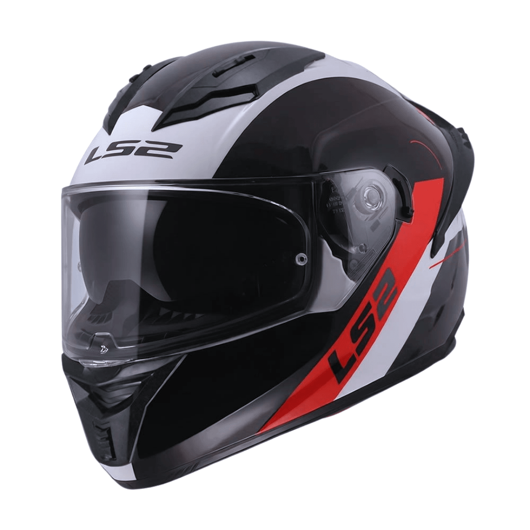CASCO LS2 FF806 FUSION PHINX WHITE RED1